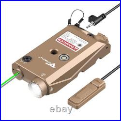 1500 Lumens Tactical Green Laser/Light Combo for Rifle & Carbine, M-LOK, Picatin