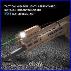 1500 Lumens Tactical Green Laser/Light Combo for Rifle & Carbine, M-LOK, Picatin