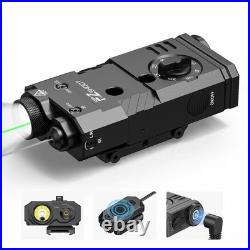 1600 Lumen 3-in-1 Rifle Laser Light Combo Green/IR Laser & Tactical Flashlight