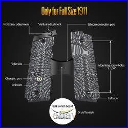 1911 Laser Grip Full Size with Ambi Safety Cut, Durable 1911 Laser Sight No R