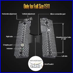 1911 Laser Grip Full Size with Ambi Safety Cut, Durable 1911 Laser Sight No R