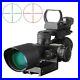 2.5-10×44 Optical Sight with Laser Riflescope Optics Rifle Hunting Scope Red Dot
