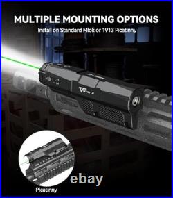 3000LM Rifle Light Combo with Green Laser, M-LOK Compatible Tactical Light
