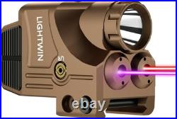 3-in-1 Rechargeable Laser Sight with Multiple Modes for Picatinny Rail Use