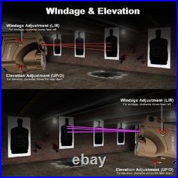 3-in-1 Rechargeable Laser Sight with Multiple Modes for Picatinny Rail Use