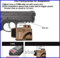 3-in-1 Rechargeable Laser Sight with Multiple Modes for Picatinny Rail Use
