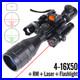 4-16X50 Hunting Scope With Rm Red Dot Laser Sight And Flashlight Tactical Kit