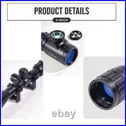 4-16X50 Hunting Scope With Rm Red Dot Laser Sight And Flashlight Tactical Kit