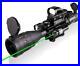 4-16x50AO Rifle Scope Combo Dual Illuminated with Green Laser sight 4 Red/Green