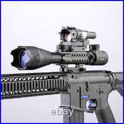 4-16x50 RifleScope Holographic Reflex Dot Sight Scope Green Laser 45°Mount Pinty