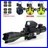4-16×50 Tactical Rifle Scope with Green (RED) Laser & Holographic Reflex Dot Sight