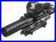4-in-1 Gun Sight Reflex Dot Laser Scope Optics Rifle Shotgun Firearm Red Green