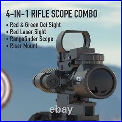 4-in-1 Gun Sight Reflex Dot Laser Scope Optics Rifle Shotgun Firearm Red Green 4-in-1 Gun Sight Reflex Dot Laser Scope Optics Rifle Shotgun Firearm Red Green