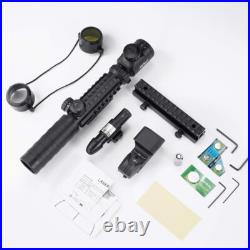 4-in-1 Gun Sight Reflex Dot Laser Scope Optics Rifle Shotgun Firearm Red Green 4-in-1 Gun Sight Reflex Dot Laser Scope Optics Rifle Shotgun Firearm Red Green