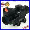 4×32 Scope Acog Red Illuminated Rifle Tactical Sight Red Dot Rmr Green Laser