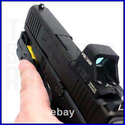 500 Lumen Flashlight & Green Laser Sight Pistol Handgun Picatinny Rail