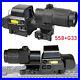 551 552 553 558 Red Green Dot Holographic Sight Scope G33 Hunting Reflex Sight