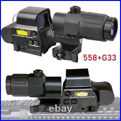 551 552 553 558 Red Green Dot Holographic Sight Scope G33 Hunting Reflex Sight