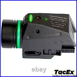 (6 Pack) Combo Pistol LED Flashlight Green Laser Sight Pistol-Rifle