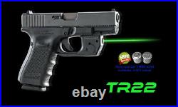 ARMALASER TR22G GREEN Laser Sight for GLOCK 17 19 22 23 31 32 34 35 37 & 38