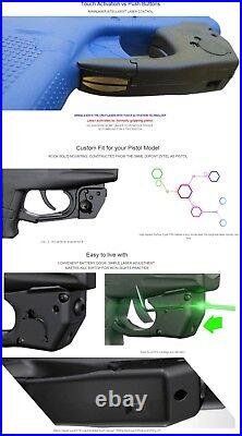 ARMALASER TR2-G GREEN LASER SIGHT for Ruger LCP & Custom withGRIP on/off + Holster