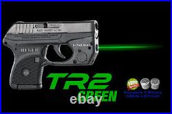 ARMALASER TR2-G GREEN LASER SIGHT for Ruger LCP & Custom withGRIP on/off + Holster