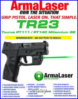 ARMA LASER Green Sight Taurus PT111/PT140 Millennium G2 G2c G2S G3 G3c +holster