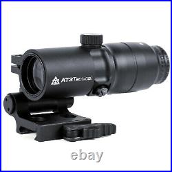 AT3T 4x Magnified Red Dot Sight with Laser Kit LEOS + 4xRDM