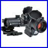AT3 4x Magnified Red Dot + Laser Sight Kit Red Dot + Laser with 4x Magnifier