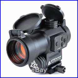 AT3 LEOS Red Dot Sight with Integrated Red Laser Sight & Riser