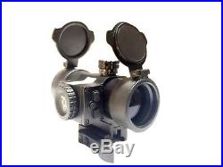 Ade Advanced Optics Compact Reflex Red Dot Sight with Laser + Built in QD Mount