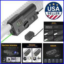 Adjustable Brightness Green Laser Light Combo with Remote Pressure Switch