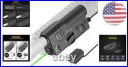 Adjustable Brightness Green Laser Light Combo with Remote Pressure Switch