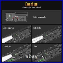 Adjustable Brightness Green Laser Light Combo with Remote Pressure Switch