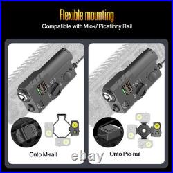 Adjustable Brightness Green Laser Light Combo with Remote Pressure Switch