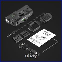 Adjustable Brightness Green Laser Light Combo with Remote Pressure Switch