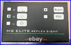Aimshot Hg Elite Relex Sight Green Laser 2 Moa Center Dot