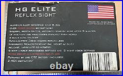 Aimshot Hg Elite Relex Sight Green Laser 2 Moa Center Dot