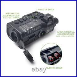 Aluminum Adjustment RAID-X IR Aiming Tactical Sight & Green Laser For Rifle US