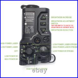 Aluminum Adjustment RAID-X IR Aiming Tactical Sight & Green Laser For Rifle US