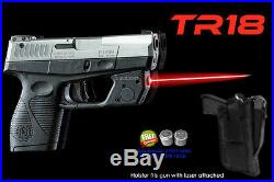 ArmaLAser TR18 Taurus PT709 / PT740 Slim RED Gun Laser Sight with Laser Holster