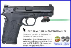 ArmaLaser GTO-G GREEN Laser Sight for S&W 380 Shield EZ withFLX92 Grip On/Off