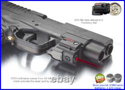 ArmaLaser GTO RED Laser Sight for Compact & Sub Compact Pistols & Guns with Rails