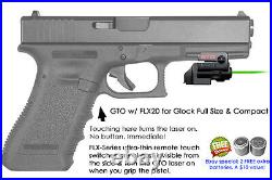 ArmaLaser GTO for Glock Full Size & Compact GREEN Laser Sight withFLX20 Grip Touch