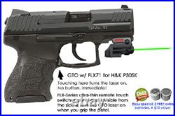 ArmaLaser GTO for H&K P30SK GREEN Laser Sight with FLX71 Grip Touch Activation