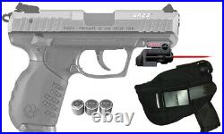 ArmaLaser GTO for Ruger SR22 Red Touch Laser Sight with FLX48 & Laser Holster