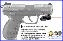 ArmaLaser GTO for Ruger SR22 Red Touch Laser Sight with FLX48 & Laser Holster