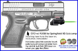 thumbnail image 2 of Hawk Gazer LG-X Subcompact Rechargeable Green Laser For S&W M&P Shield & More 2 of 6