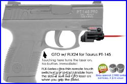 ArmaLaser GTO for Taurus PT145 Red Laser Sight with FLX24 Grip Touch Activation