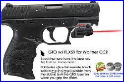 ArmaLaser GTO for Walther CCP 9mm & P22 RED Laser Sight with FLX59 & Laser Holster